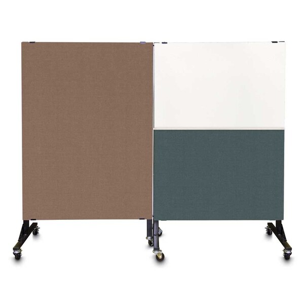 Sliding Door Indoor Enclosed Corkboard, 4